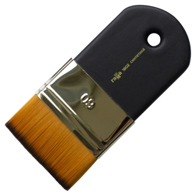 Кисть-флейц синтетика №60 Гамма, короткая ручка