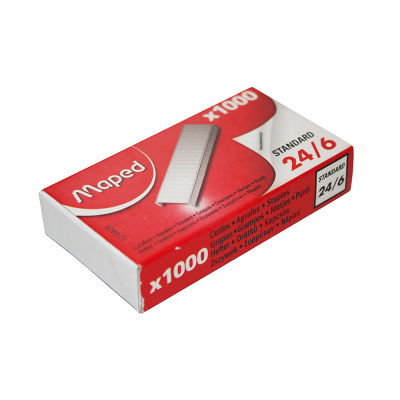 Скобы для степлера 24/6 1000 шт Maped