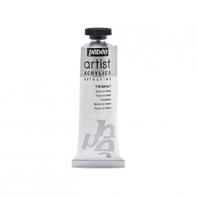 Акрил Pebeo "Artist" 37 мл Белила титановые