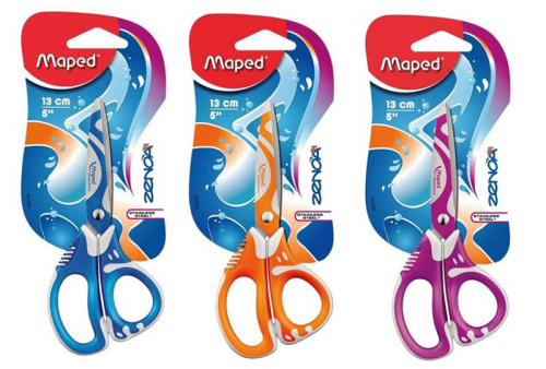 Ножницы Maped Zenoa Fit 13 см, в блистерной упаковке