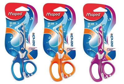 Ножницы Maped Zenoa Fit 13 см, в блистерной упаковке