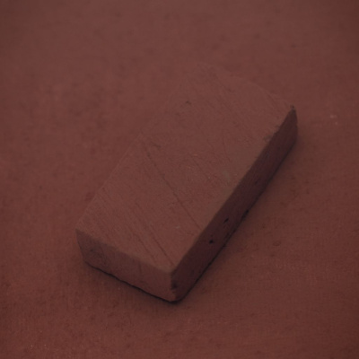 Пастель сухая, мягкая ручной работы EARTHBERRY №22 Окись красная светлая