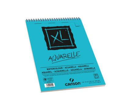 Альбом для акварели на спирали Canson " XL Aqvarelle" 21x29,7 см 30 л 300 г