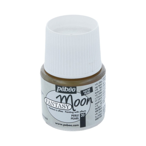 Краска Pebeo "Fantasy Moon" Лунные фантазии 45 мл с фактурным эффектом Жемчужный