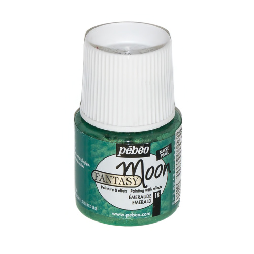 Краска Pebeo "Fantasy Moon" Лунные фантазии 45 мл с фактурным эффектом Изумрудный