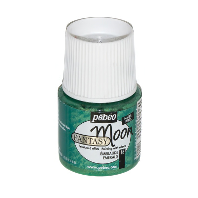 Краска Pebeo "Fantasy Moon" Лунные фантазии 45 мл с фактурным эффектом Изумрудный