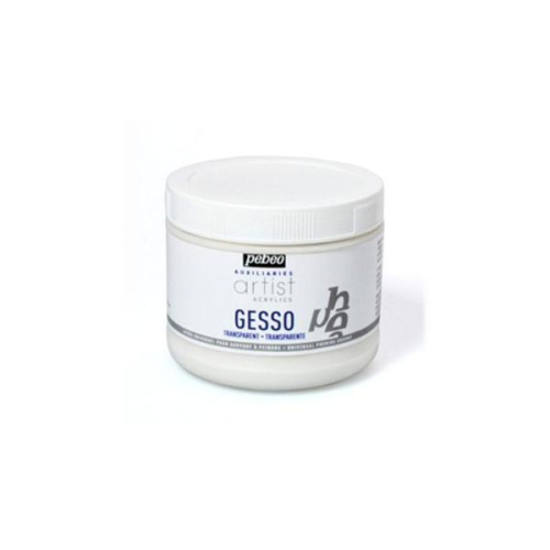 Грунт акриловый Pebeo "GESSO Artist" 500 мл прозрачный