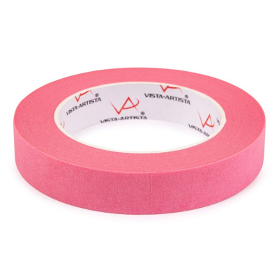 Клейкая лента для художественных работ VISTA-ARTISTA 20 мм х 50 м, розовый