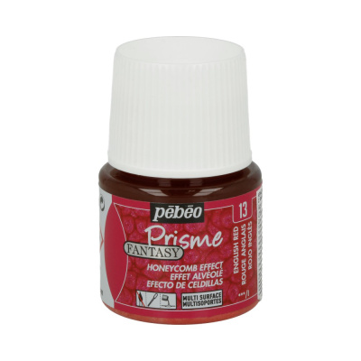 Краска Pebeo "Fantasy Prisme" Калейдоскоп 45 мл с фактурным эффектом Английский красный