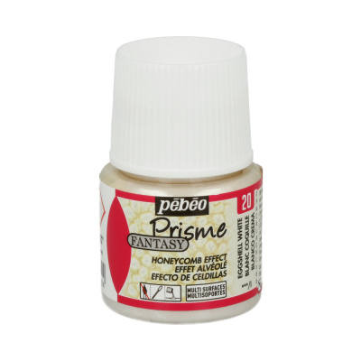 Краска Pebeo "Fantasy Prisme" Калейдоскоп 45 мл с фактурным эффектом Белая ракушка