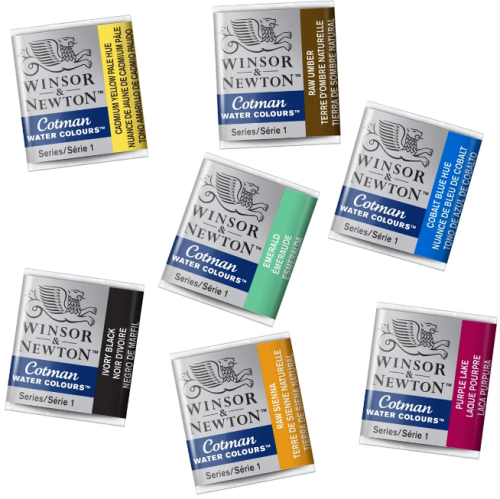 Акварель Winsor&Newton "Cotman" в кювете