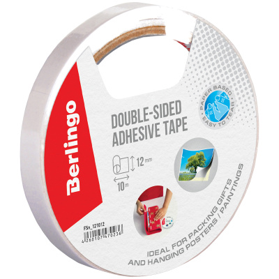 Клейка лента двусторонняя Berlingo 12 мм*10 м