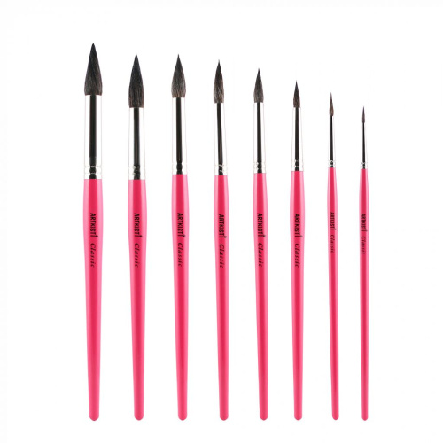 Кисть микс белка круглая Artkisti CLASSIC