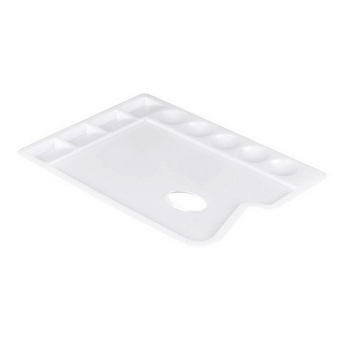 Палитра пластиковая прямоугольная Малевичъ, 9 ячеек