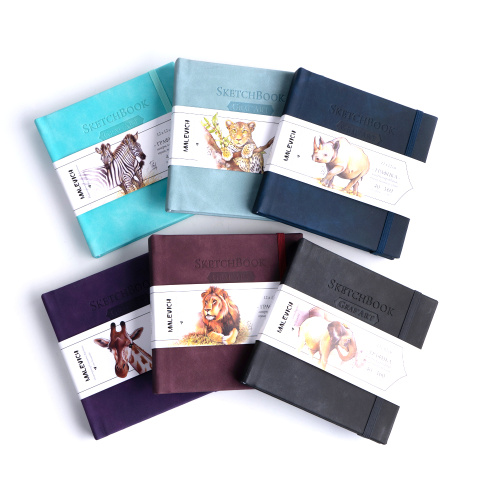 Скетчбук для графики Малевичъ "GrafArt white" 12х12 см 40 л 160 г