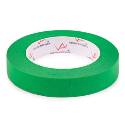 Клейкая лента для художественных работ VISTA-ARTISTA 20 мм х 50 м, зеленый