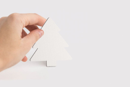 Набор холстов-магнитов Малевичъ, новогодняя елка 6,5х7,5 см, 4 шт