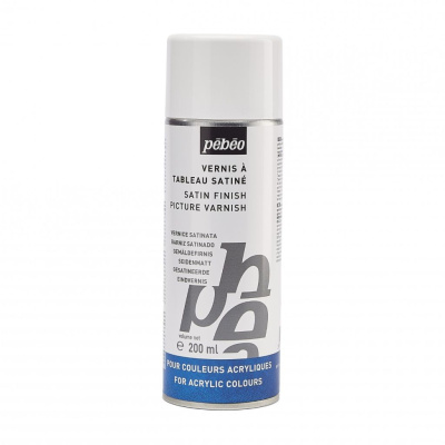 Лак акриловый Pebeo 200 мл сатиновый, в аэрозоли