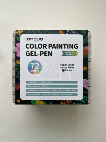 Набор ручек гелевых Languo, 0,6 мм, 72 цвета