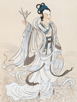 Открытка ""Чжан Дацянь. Господин реки Сян"