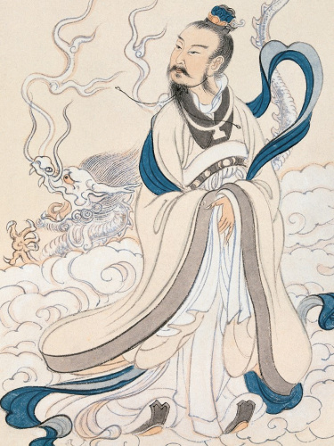 Открытка "Чжан Дацянь. Владыка облаков."