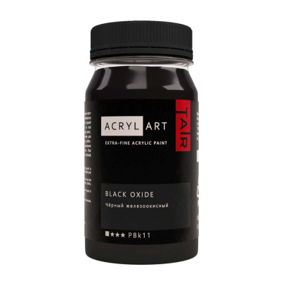 Акрил АРТ 100 мл Черный железоокисный