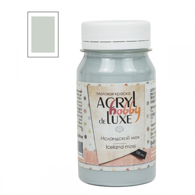Акрил "Hobby Delux" 100 мл Исландский мох