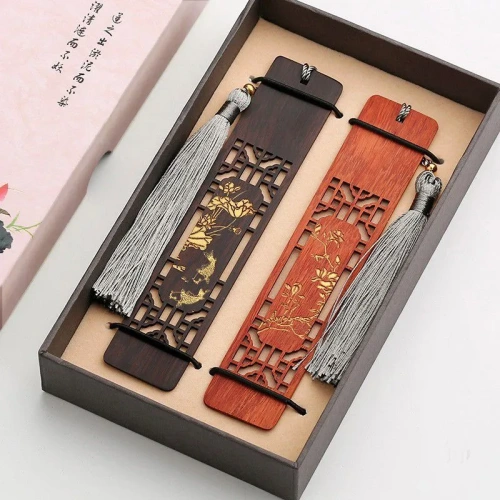 Подарочный набор закладок "Оконные рисунки. Весна и лето" (сандаловое дерево)