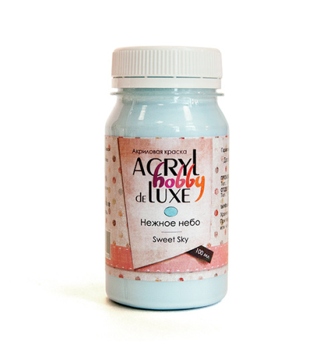 Акрил "Hobby Delux" 100 мл Нежное небо