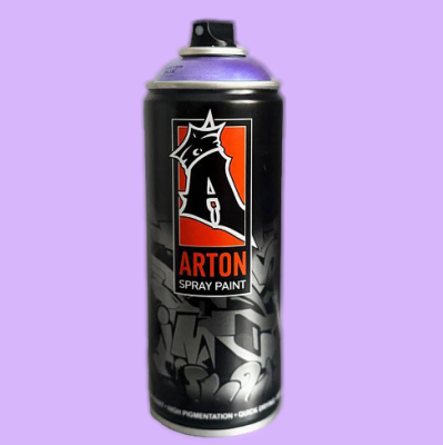 Краска для граффити Arton 400 мл в аэрозоли, Silver Violet