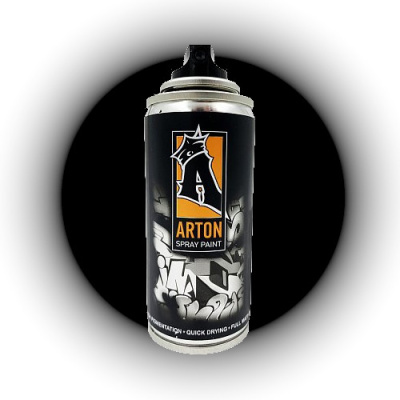 Краска для граффити Arton 100 мл в аэрозоли, Black