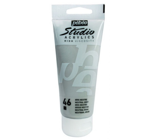 Акрил Pebeo "Studio" 100 мл Серый нейтральный