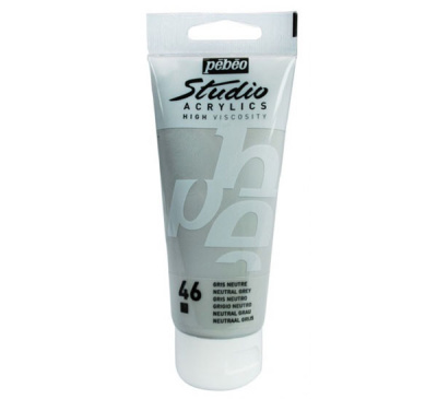 Акрил Pebeo "Studio" 100 мл Серый нейтральный