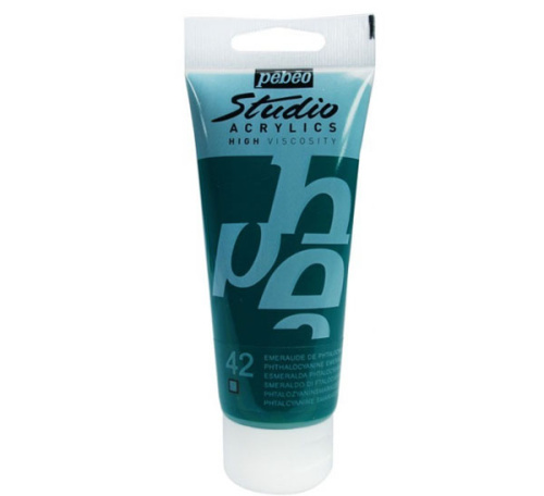 Акрил Pebeo "Studio" 100 мл Изумрудный фталоцианин