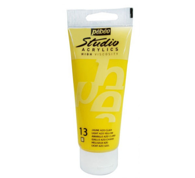 Акрил Pebeo "Studio" 100 мл Желтый светлый