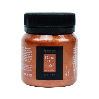 Акрил ТАИР "Деколор" 50 мл, Медь