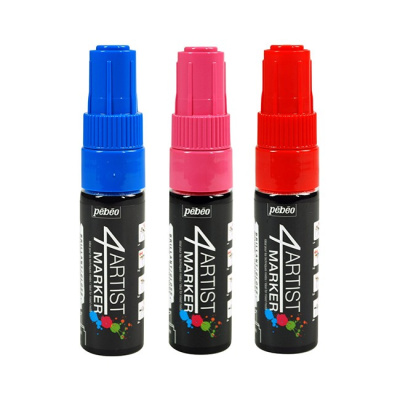 Маркер масляный Pebeo "4 Artist Marker" 8 мм клиновидный