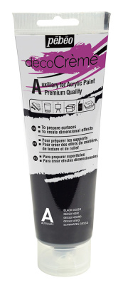 Грунт декоративный PEBEO "decoCreme" 120 мл черный