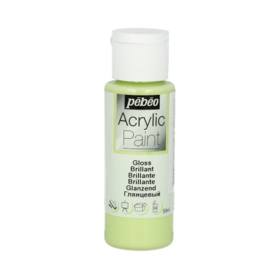 Акрил для декора Pebeo "Acrylic Paint" 59 мл, глянцевый, зеленый нежный