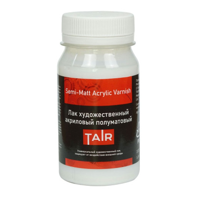 Лак акриловый Таир 100 мл полуматовый