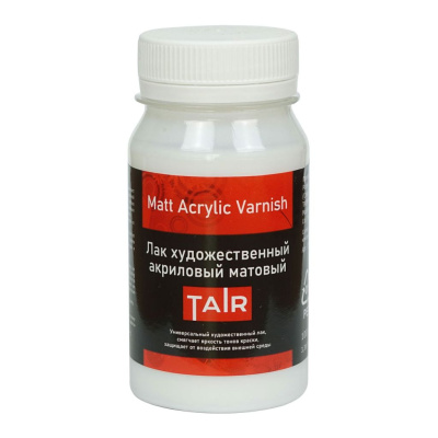 Лак акриловый Таир 100 мл матовый