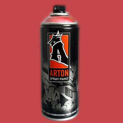 Краска для граффити Arton 400 мл в аэрозоли, Silver Red