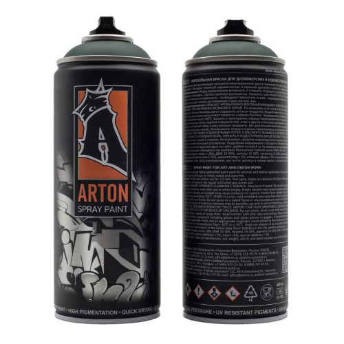Краска для граффити Arton 400 мл в аэрозоли, Dark Forest