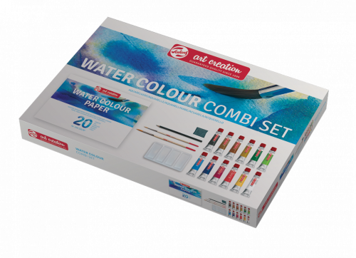 Набор акварели Talens "Art Creation Expression" 12 цв*12 мл +аксессуары в картоне