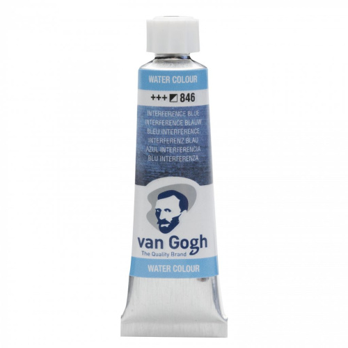 Акварель Talens "Van Gogh" 10 мл Синий интерферентный / PW20 / PW15/ PW15 / PW15