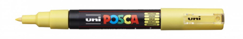 Маркер UNI "POSCA" PC-1M, 0,7 мм, наконечник пулевидный, цвет желтый