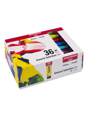 Набор акрила Talens "Amsterdam" General Set 36 цв*20 мл
