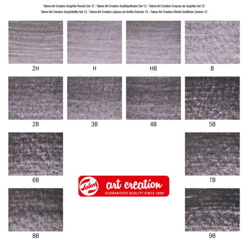 Набор карандашей чернографитных Art Creation 12 шт