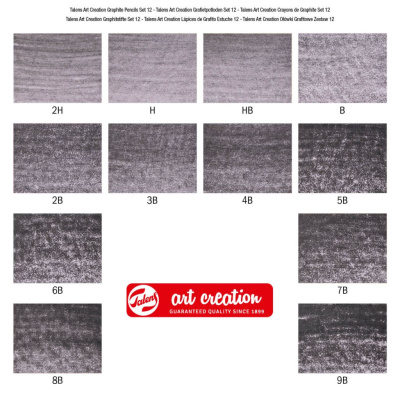 Набор карандашей чернографитных Art Creation 12 шт