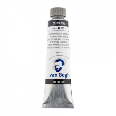 Масло Talens "VAN GOGH" 40 мл Белила титановые на сафлоровом масле